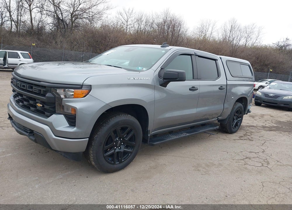 2023 CHEVROLET SILVERADO 1500 4WD SHORT BED CUSTOM VIN: 1GCPDBEKXPZ197600
