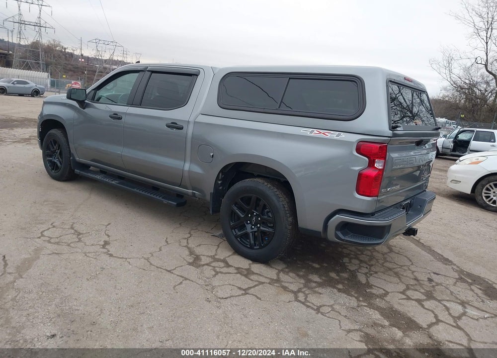2023 CHEVROLET SILVERADO 1500 4WD SHORT BED CUSTOM VIN: 1GCPDBEKXPZ197600