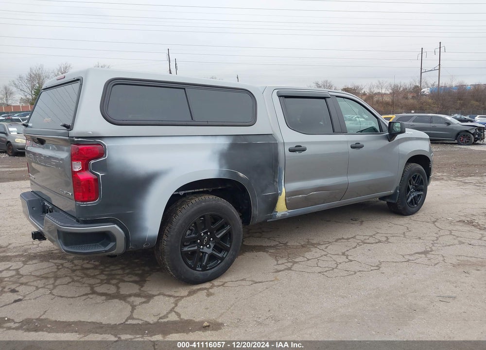 2023 CHEVROLET SILVERADO 1500 4WD SHORT BED CUSTOM VIN: 1GCPDBEKXPZ197600