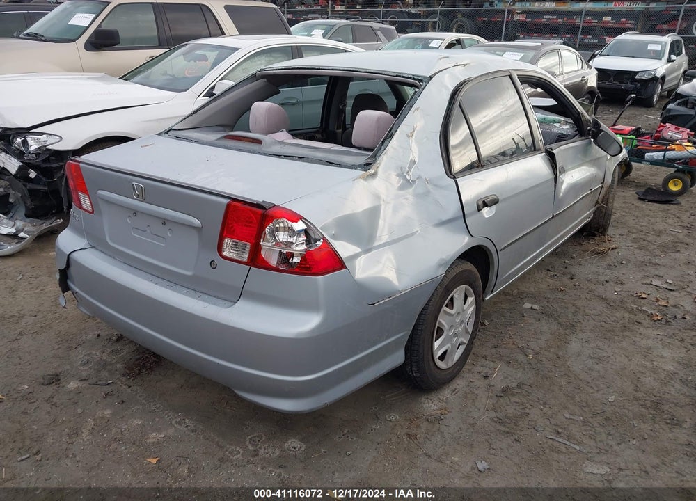 2005 HONDA CIVIC VP VIN: 2HGES16315H566180
