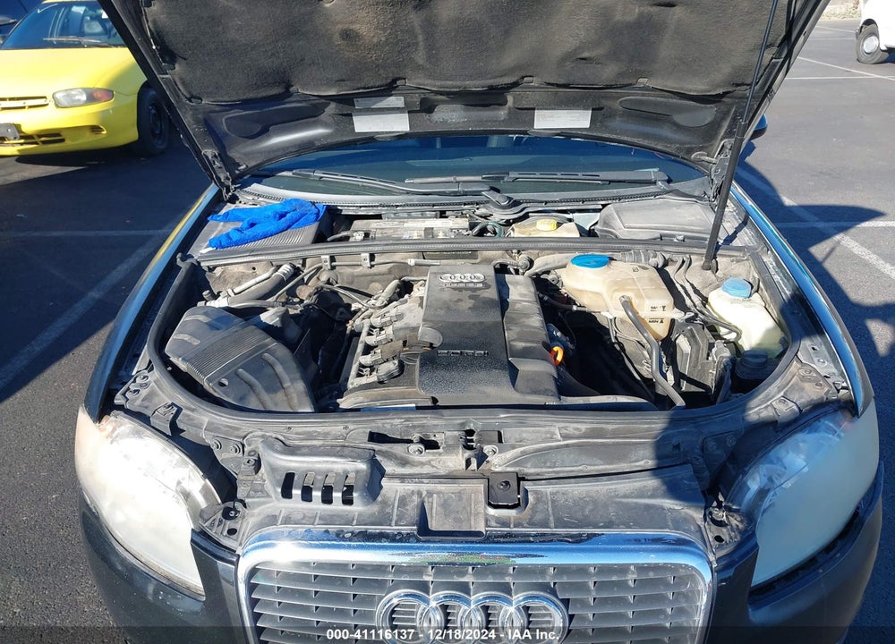 2007 AUDI A4 2.0T VIN: WAUAF78E27A134506