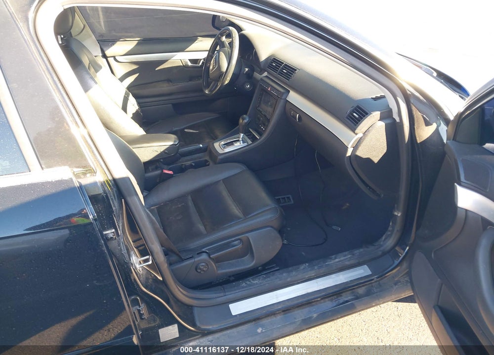2007 AUDI A4 2.0T VIN: WAUAF78E27A134506