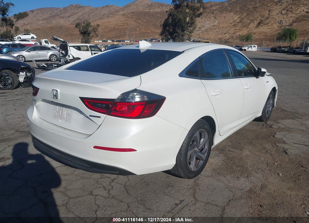 2019 HONDA INSIGHT EX VIN: 19XZE4F56KE008715