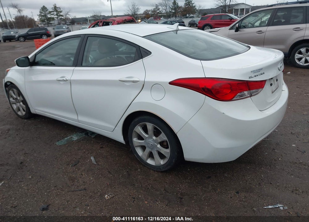 2012 HYUNDAI ELANTRA LIMITED VIN: 5NPDH4AE8CH113374