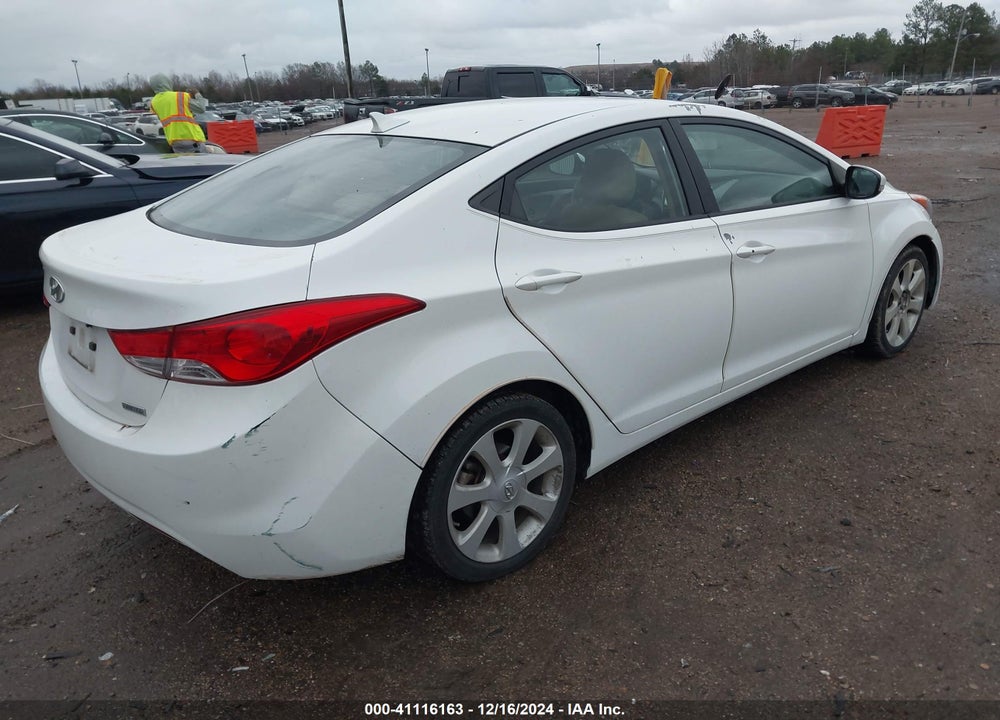2012 HYUNDAI ELANTRA LIMITED VIN: 5NPDH4AE8CH113374