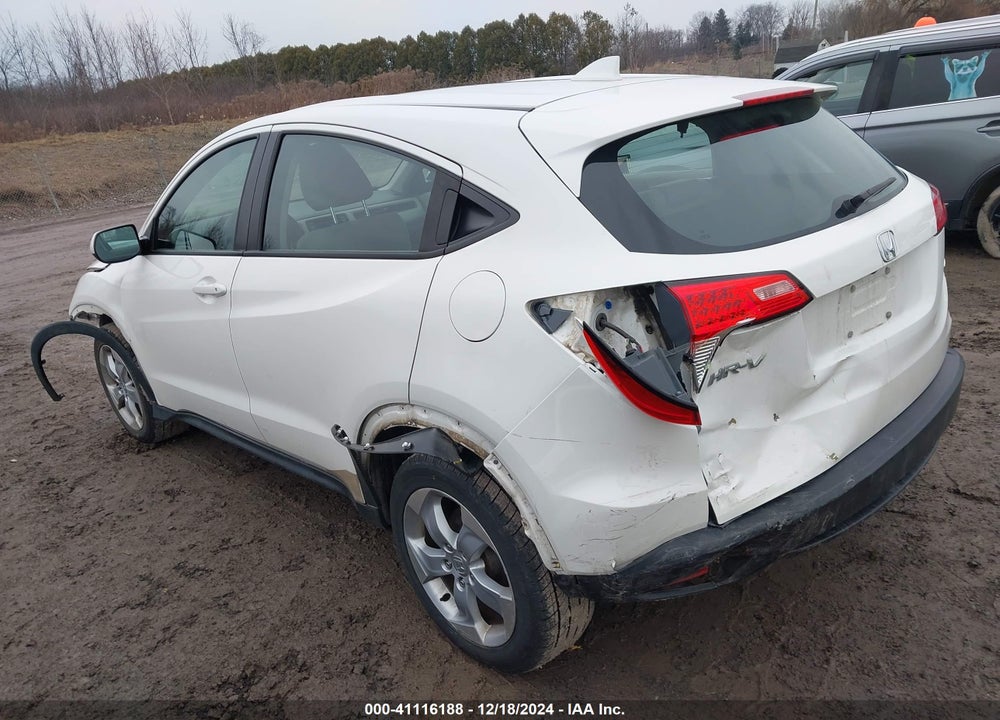 2016 HONDA HR-V LX VIN: 3CZRU6H35GM715998