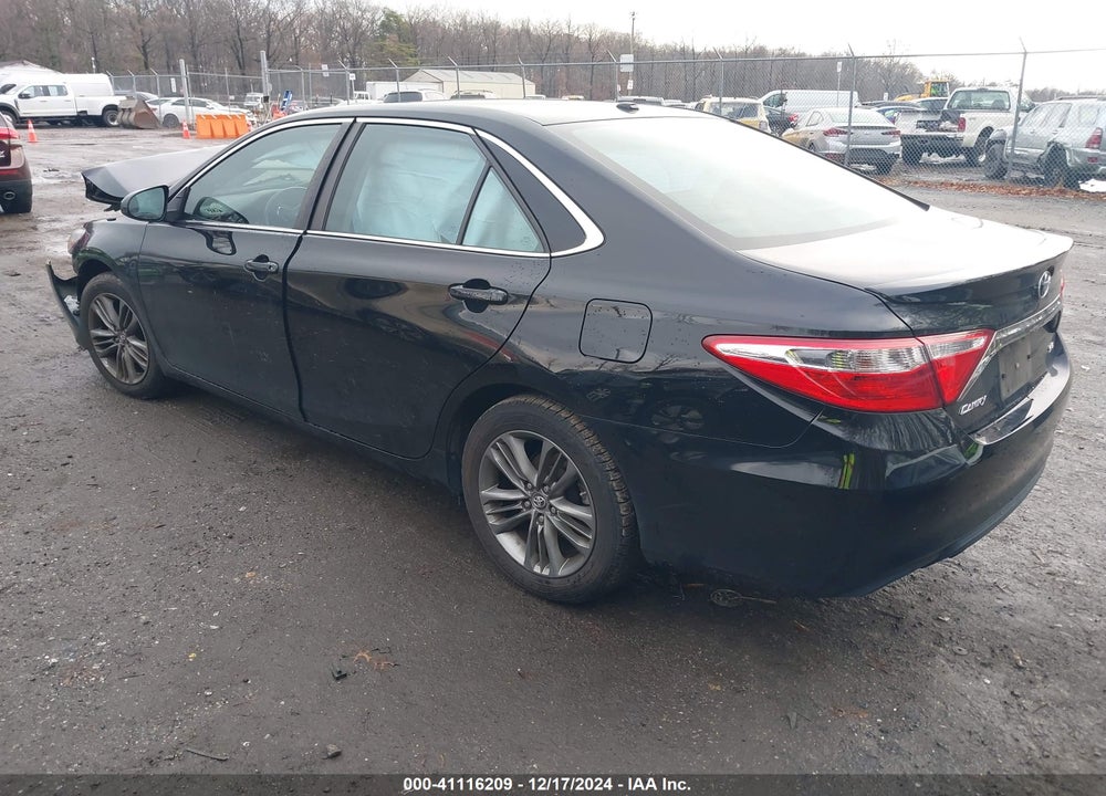 2016 TOYOTA CAMRY SE VIN: 4T1BF1FK0GU232361