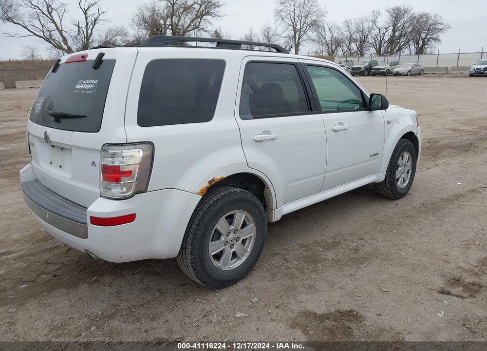 2008 MERCURY MARINER V6 VIN: 4M2CU81168KJ53063