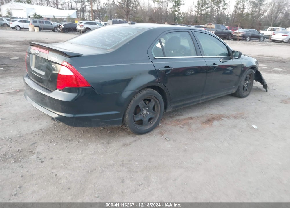 2010 FORD FUSION SE VIN: 3FAHP0HAXAR138292