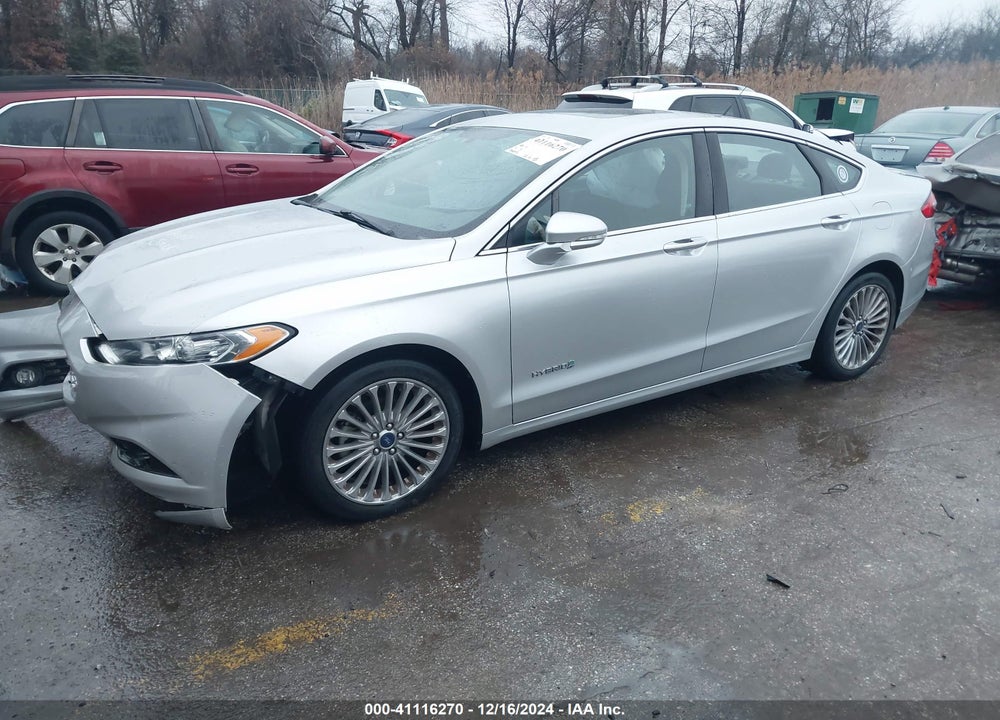 2014 FORD FUSION HYBRID TITANIUM VIN: 3FA6P0RU3ER350831