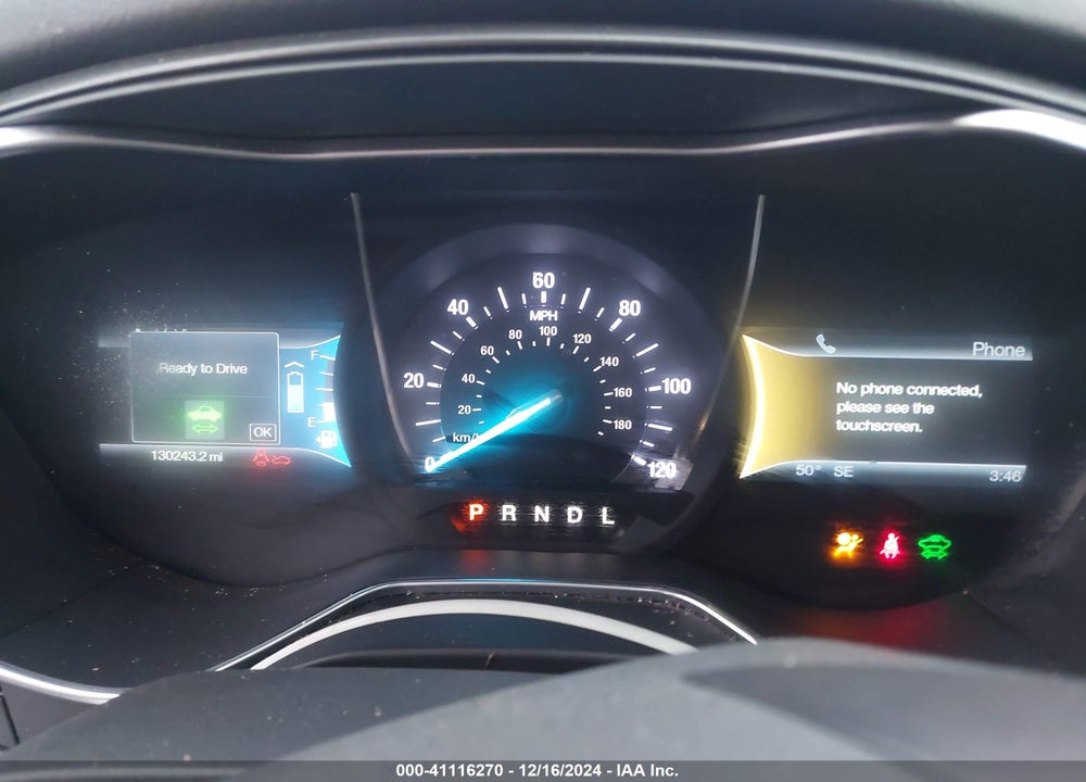 2014 FORD FUSION HYBRID TITANIUM VIN: 3FA6P0RU3ER350831