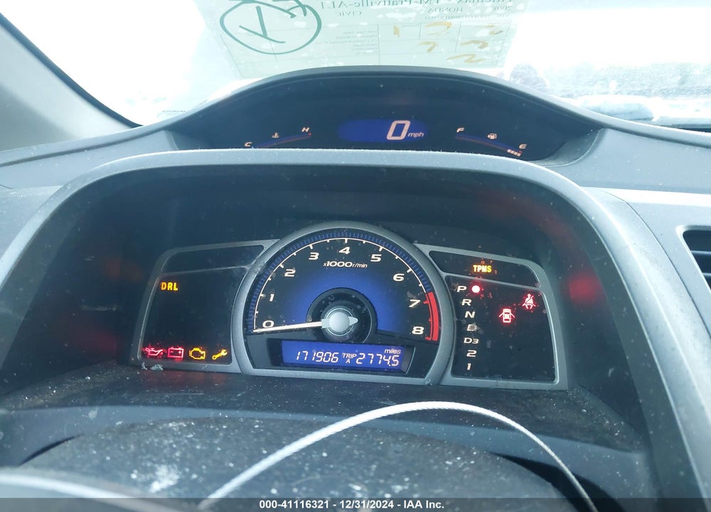 2008 HONDA CIVIC VIN: 2HGFG12868H509341