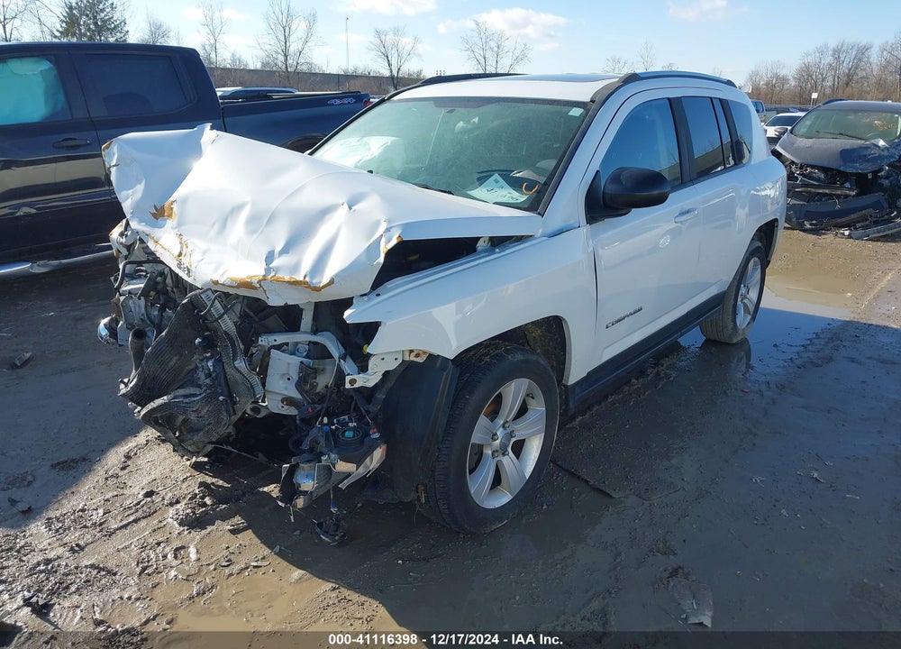 2012 JEEP COMPASS LATITUDE VIN: 1C4NJCEB6CD686556