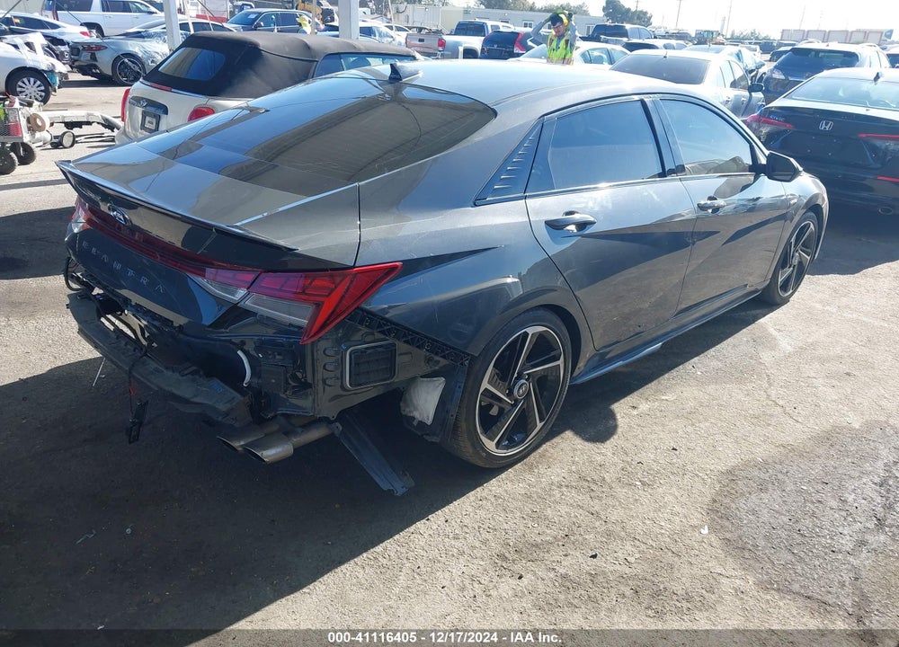 2023 HYUNDAI ELANTRA VIN: KMHLR4AF3PU607814