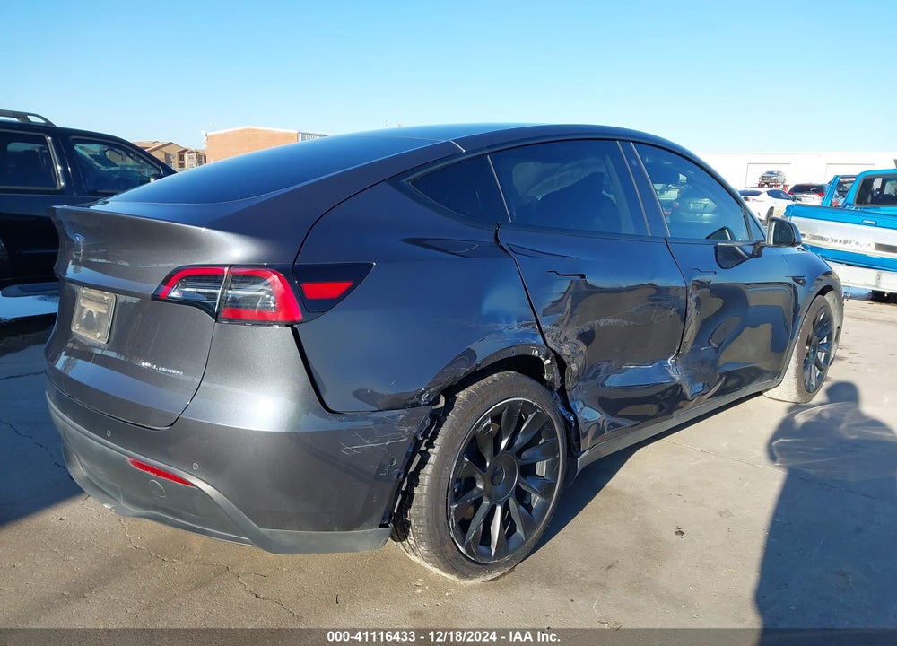2021 TESLA MODEL Y LONG RANGE DUAL MOTOR ALL-WHEEL DRIVE VIN: 5YJYGDEE5MF190153