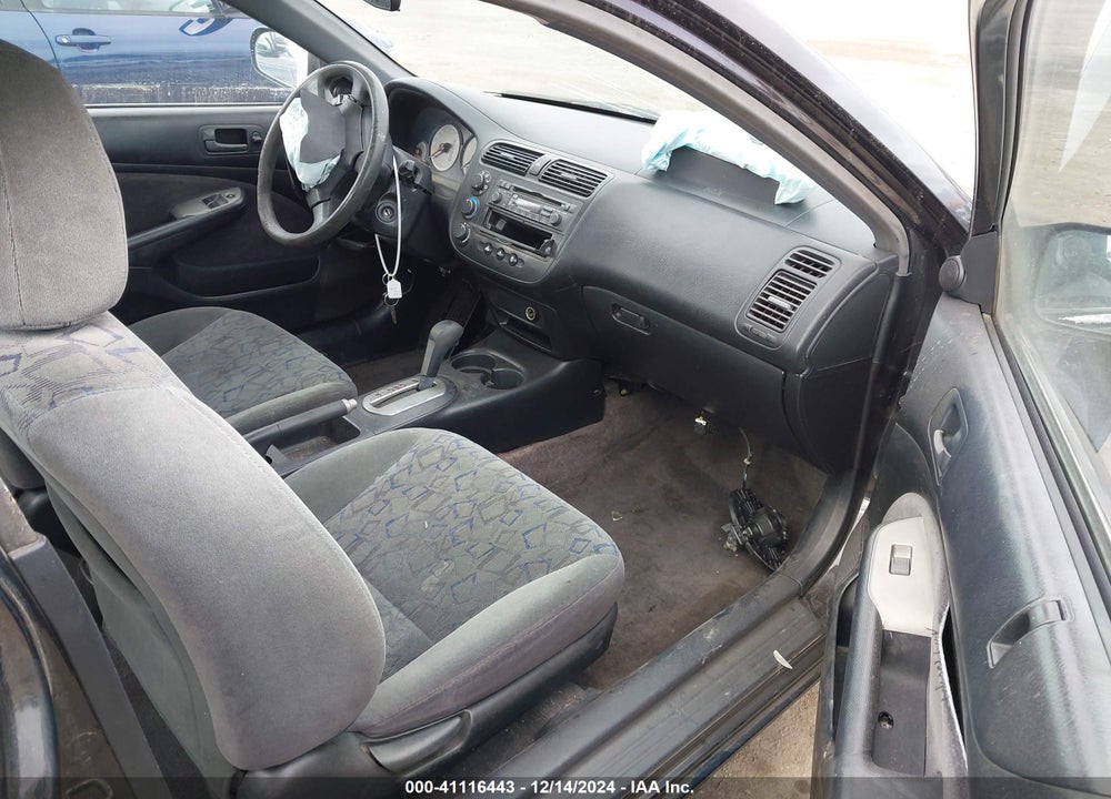 2001 HONDA CIVIC EX VIN: 1HGEM229X1L084797