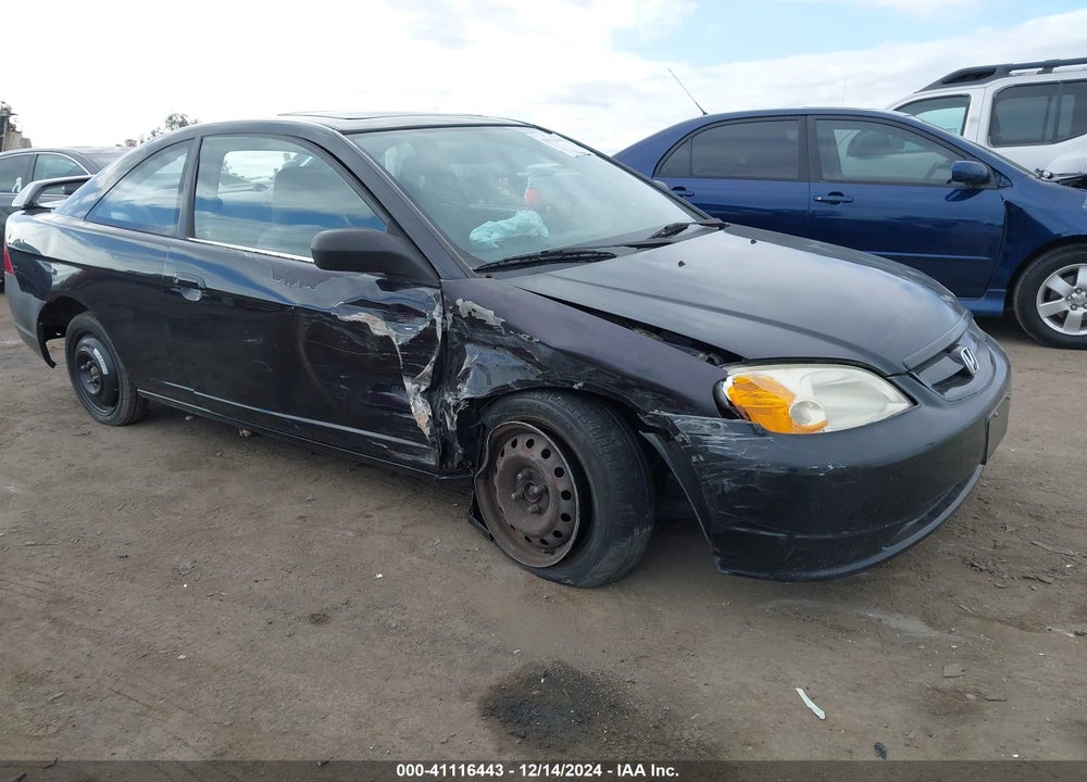 2001 HONDA CIVIC EX VIN: 1HGEM229X1L084797