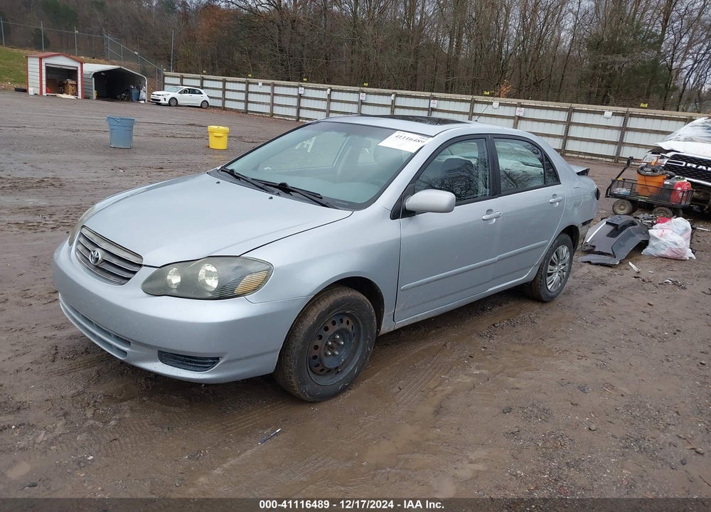 2008 TOYOTA COROLLA LE VIN: 2T1BR32E38C931568