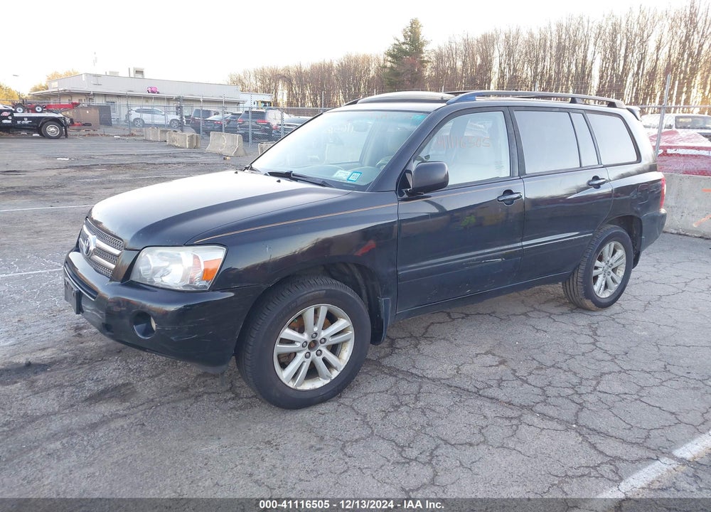 2006 TOYOTA HIGHLANDER HYBRID V6 VIN: JTEDW21A160001214