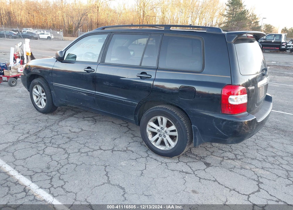2006 TOYOTA HIGHLANDER HYBRID V6 VIN: JTEDW21A160001214