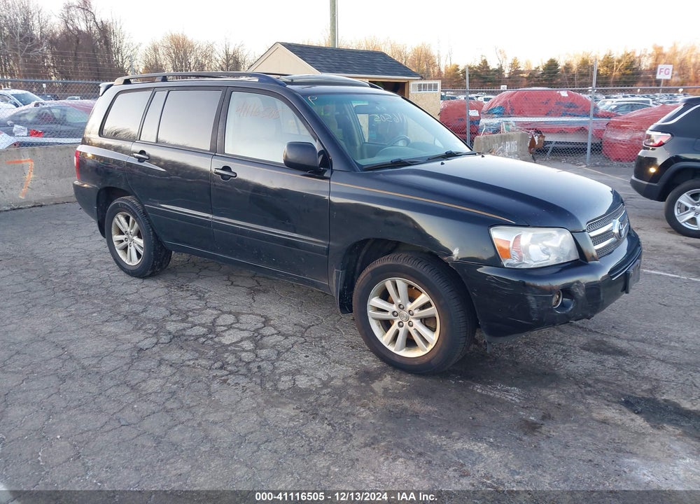 2006 TOYOTA HIGHLANDER HYBRID V6 VIN: JTEDW21A160001214