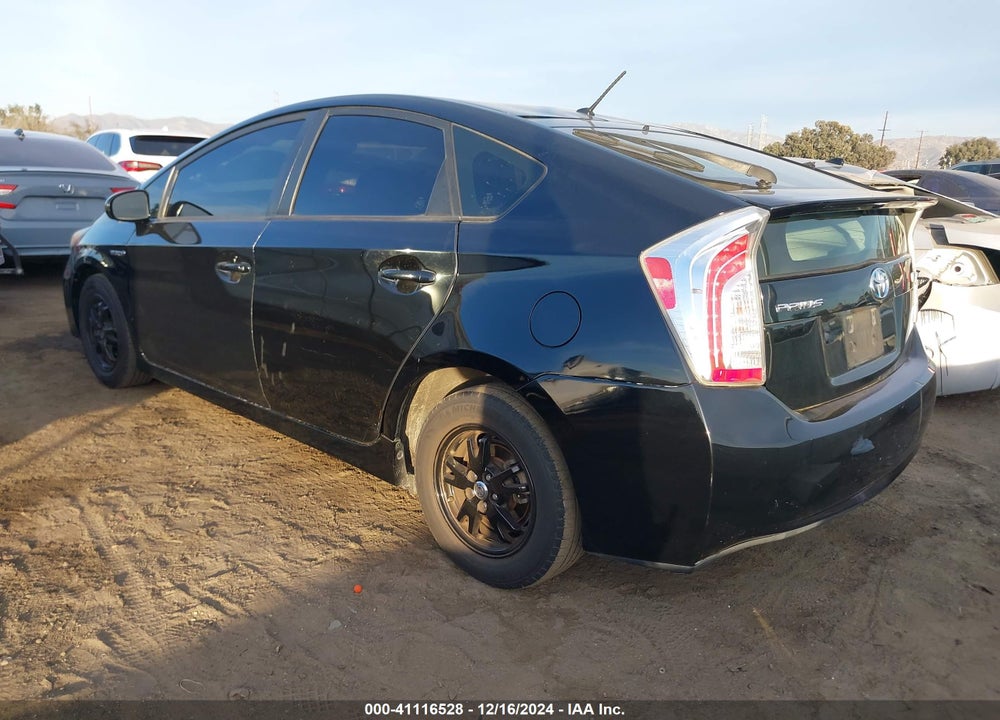 2013 TOYOTA PRIUS FIVE/FOUR/THREE/THREE SE/TWO VIN: JTDKN3DU0D5538814