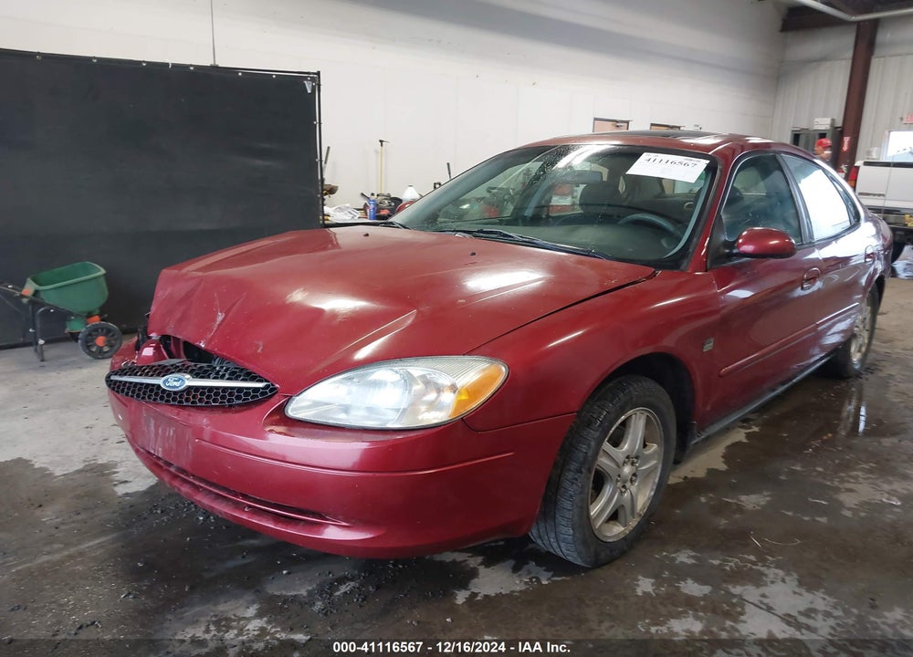 2002 FORD TAURUS SEL VIN: 1FAFP56S12G124581