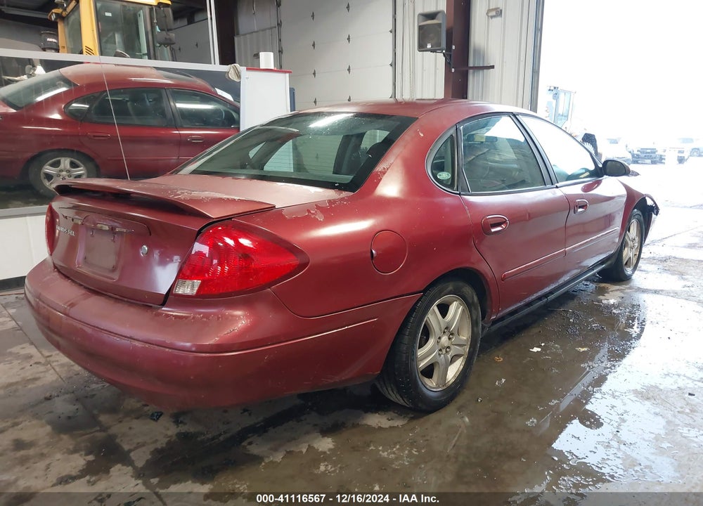 2002 FORD TAURUS SEL VIN: 1FAFP56S12G124581