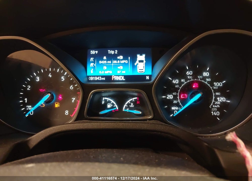 2017 FORD FOCUS VIN: 1FADP3F20HL265489