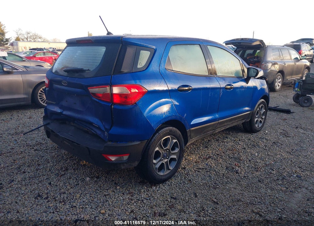 2018 FORD ECOSPORT S VIN: MAJ3P1RE2JC198275