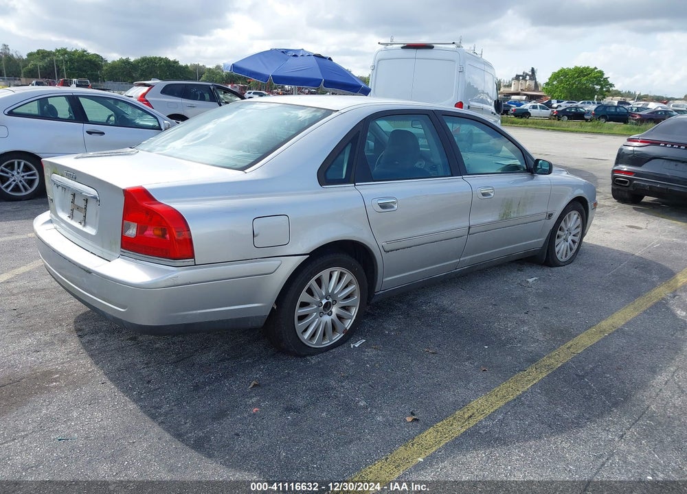 2006 VOLVO S80 2.5T VIN: YV1TS592661430038