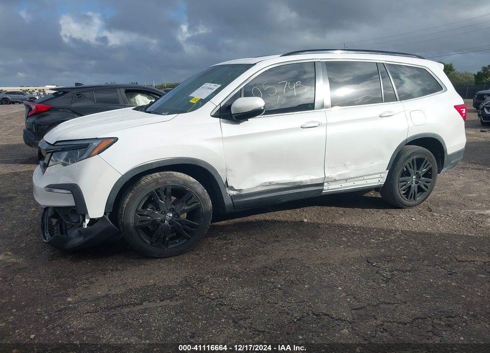 2022 HONDA PILOT 2WD SPECIAL EDITION VIN: 5FNYF5H28NB028822
