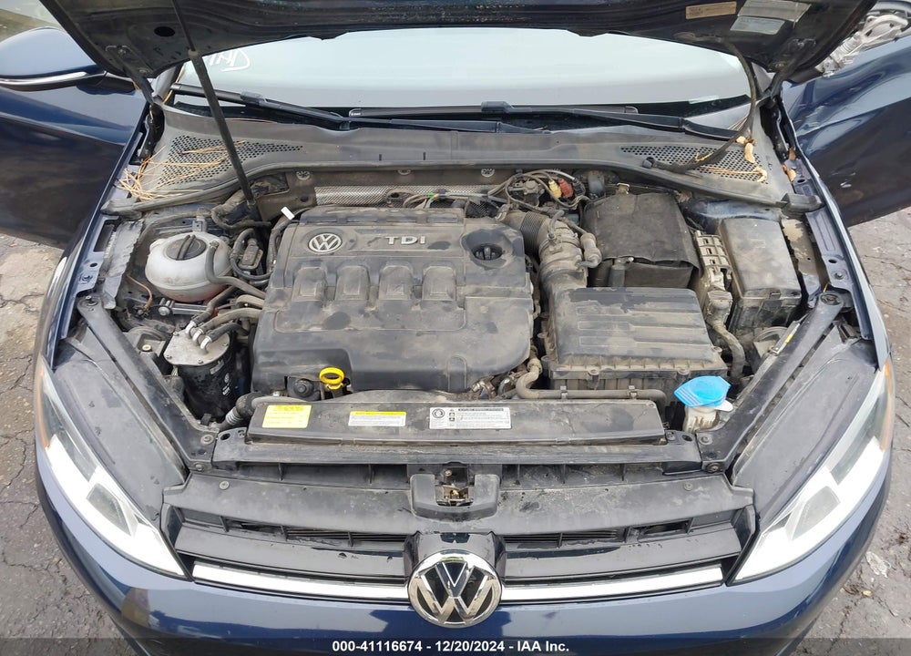 2015 VOLKSWAGEN GOLF TDI S 4-DOOR VIN: 3VWRA7AU1FM093810