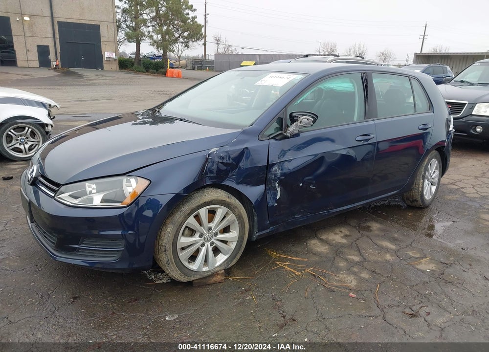 2015 VOLKSWAGEN GOLF TDI S 4-DOOR VIN: 3VWRA7AU1FM093810