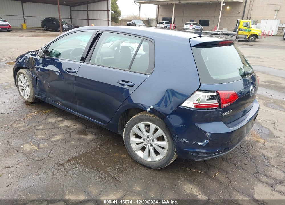 2015 VOLKSWAGEN GOLF TDI S 4-DOOR VIN: 3VWRA7AU1FM093810