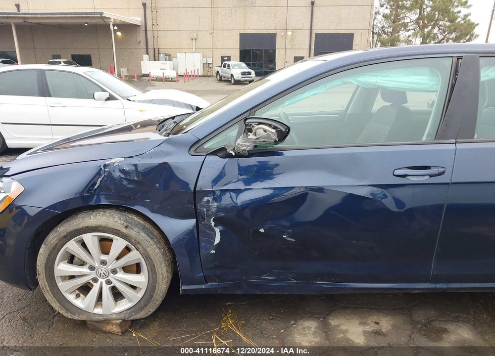 2015 VOLKSWAGEN GOLF TDI S 4-DOOR VIN: 3VWRA7AU1FM093810