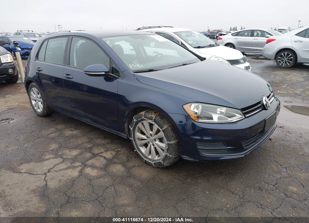 2015 VOLKSWAGEN GOLF TDI S 4-DOOR VIN: 3VWRA7AU1FM093810
