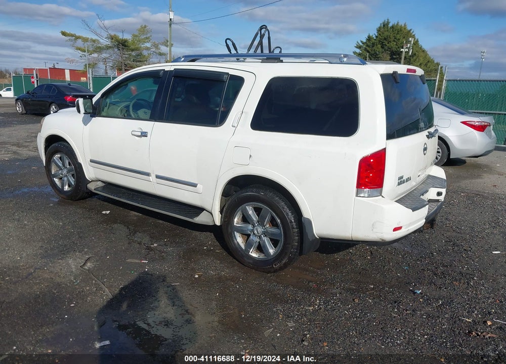 2011 NISSAN ARMADA PLATINUM VIN: 5N1AA0NE3BN613687