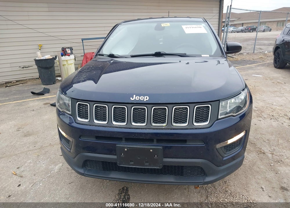 2018 JEEP COMPASS SPORT 4X4 VIN: 3C4NJDAB2JT126746