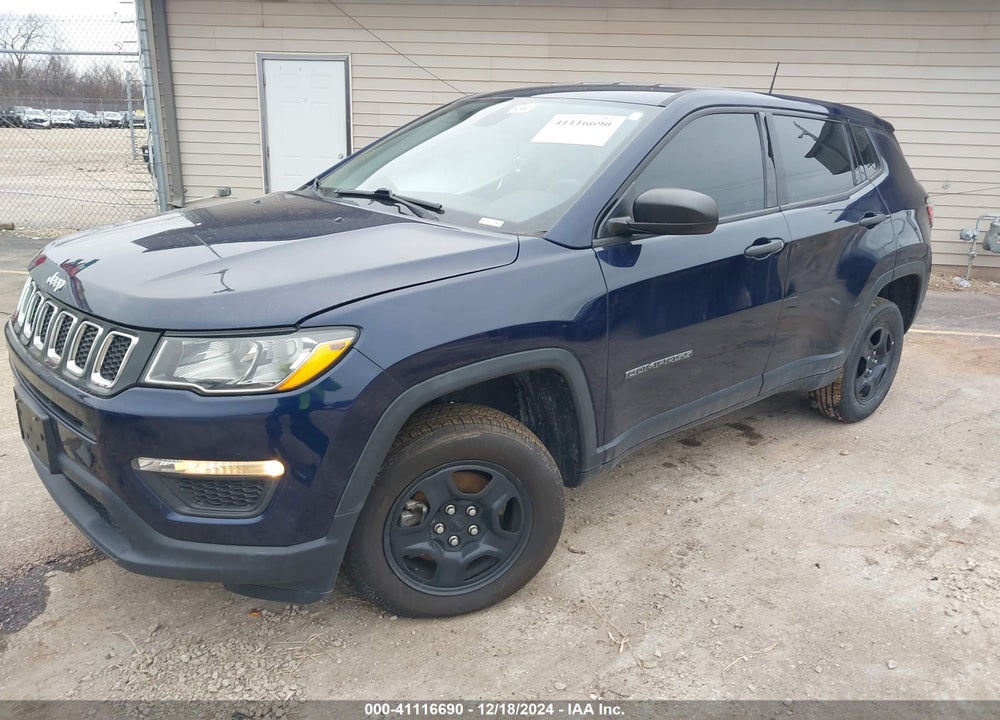 2018 JEEP COMPASS SPORT 4X4 VIN: 3C4NJDAB2JT126746