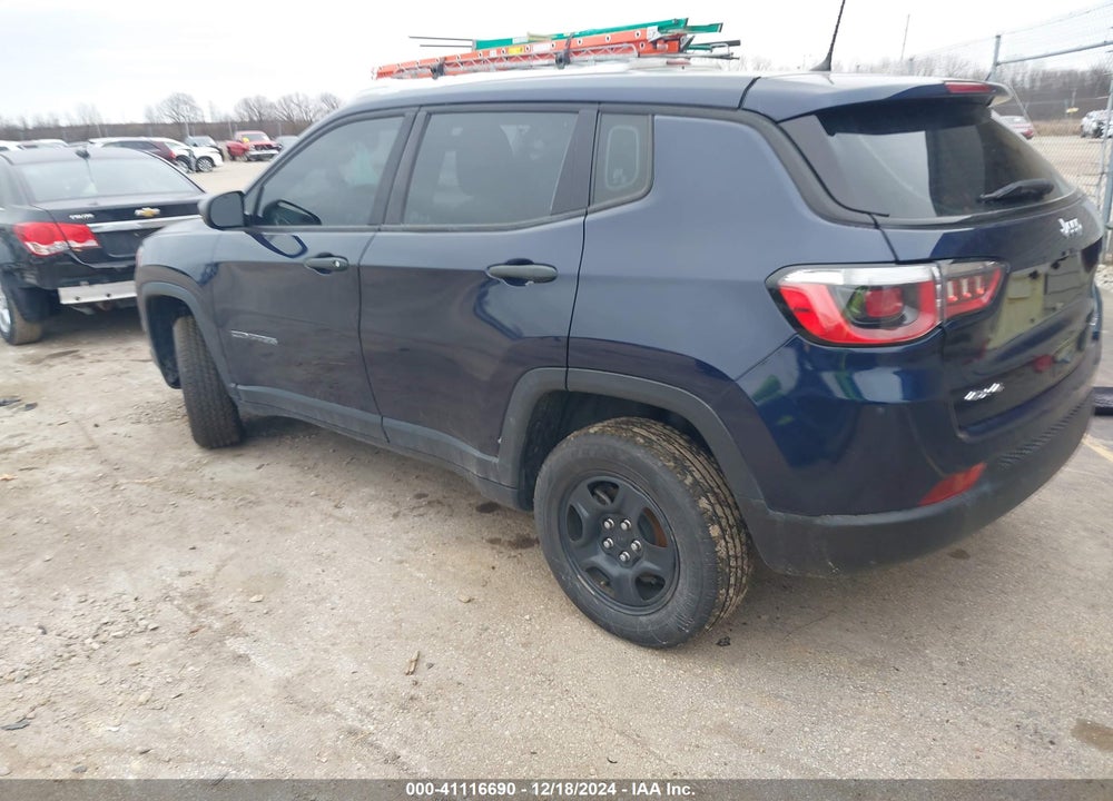 2018 JEEP COMPASS SPORT 4X4 VIN: 3C4NJDAB2JT126746