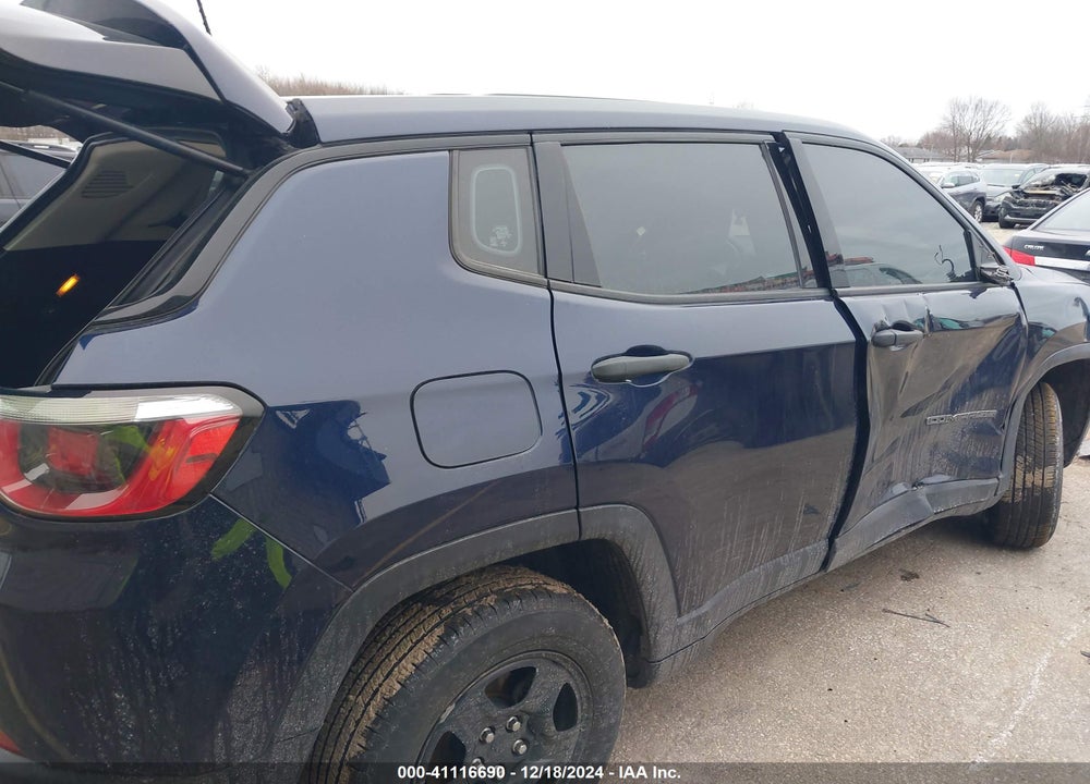 2018 JEEP COMPASS SPORT 4X4 VIN: 3C4NJDAB2JT126746