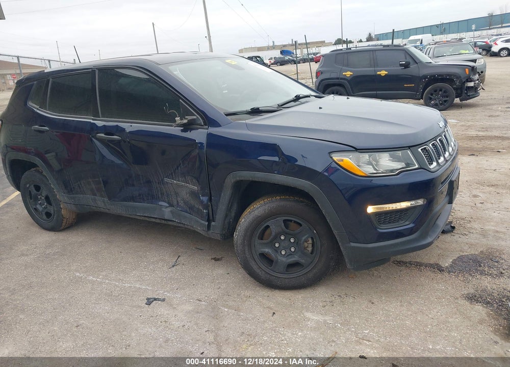 2018 JEEP COMPASS SPORT 4X4 VIN: 3C4NJDAB2JT126746