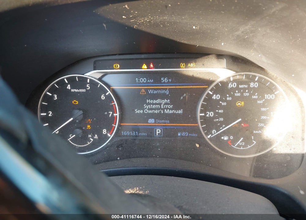 2019 NISSAN ALTIMA VIN: 1N4BL4DV7KC169565