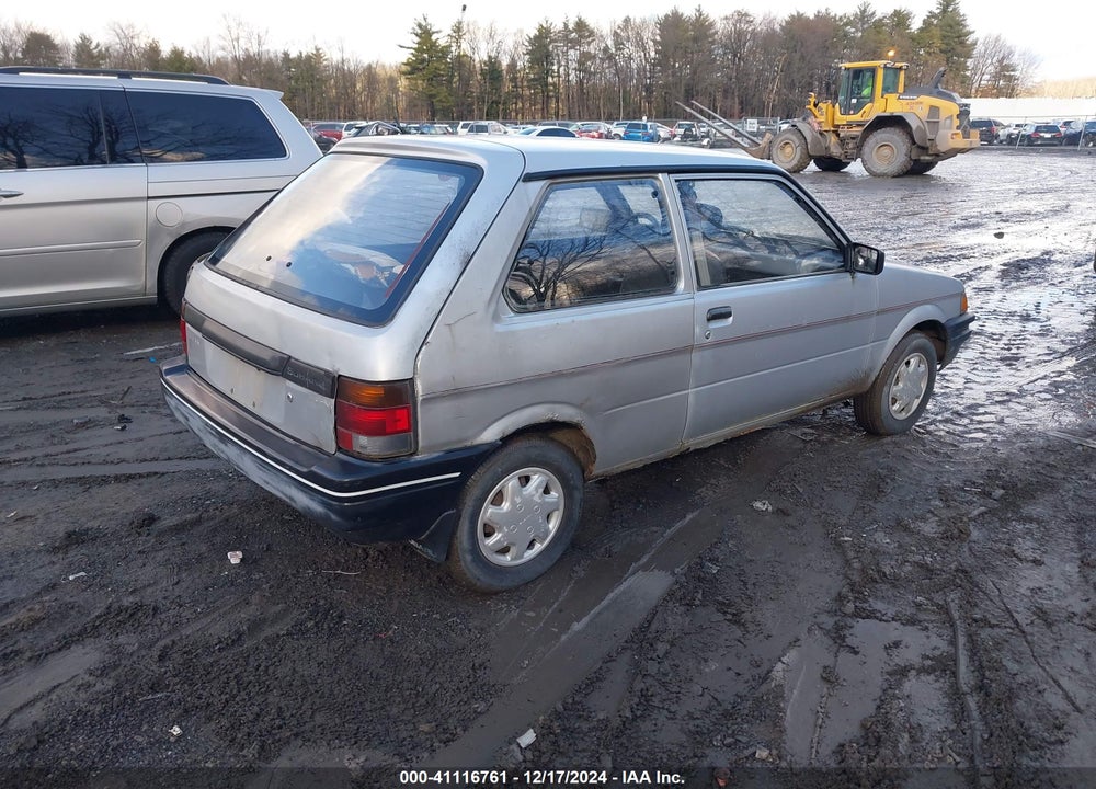 1994 SUBARU JUSTY DL VIN: JF1KA7222RB701269