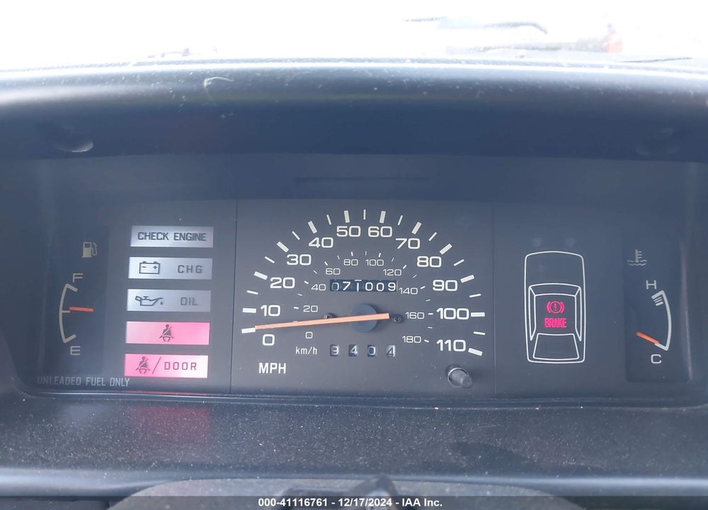 1994 SUBARU JUSTY DL VIN: JF1KA7222RB701269