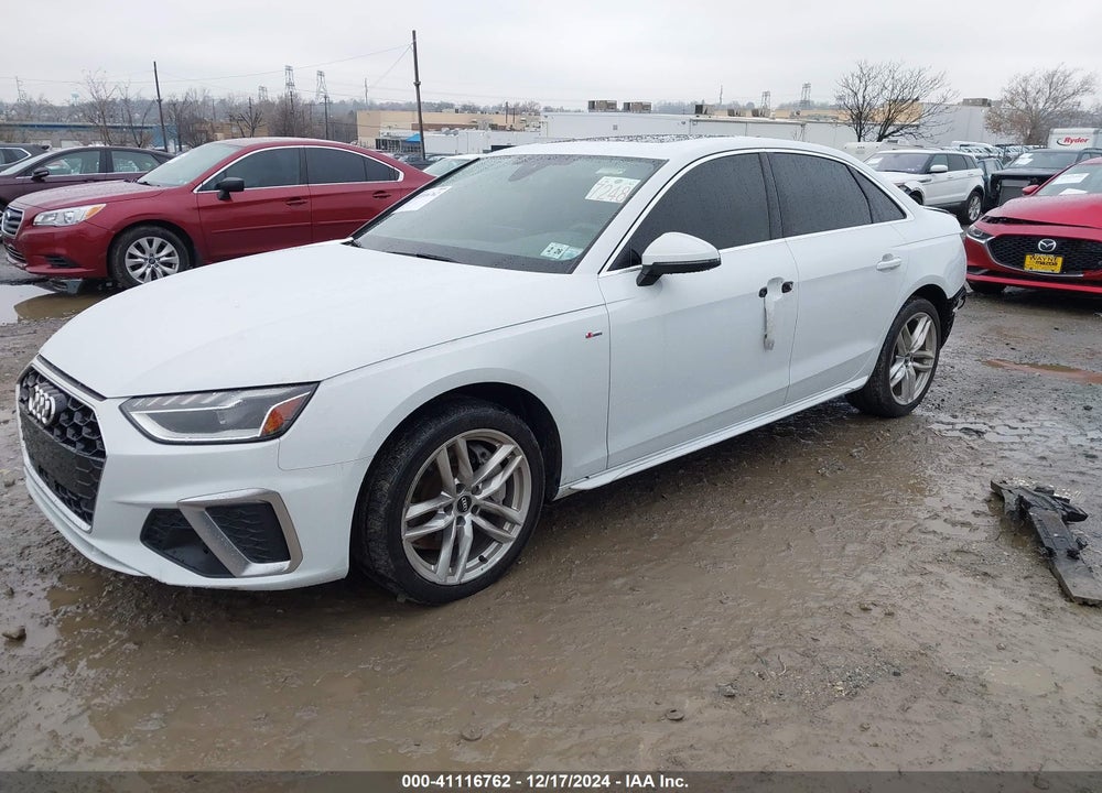 2021 AUDI A4 PREMIUM PLUS 45 TFSI S LINE QUATTRO S TRONIC VIN: WAUEAAF44MA029873