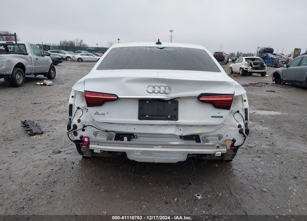 2021 AUDI A4 PREMIUM PLUS 45 TFSI S LINE QUATTRO S TRONIC VIN: WAUEAAF44MA029873