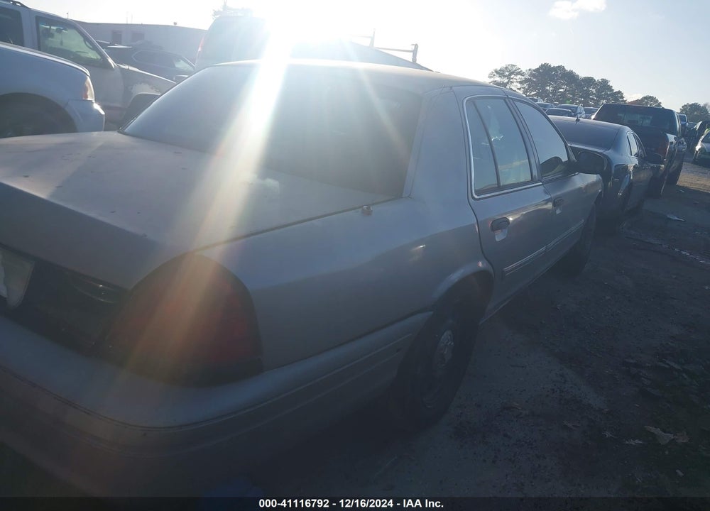 2011 FORD CROWN VICTORIA POLICE INTERCEPTOR VIN: 2FABP7BV8BX160059