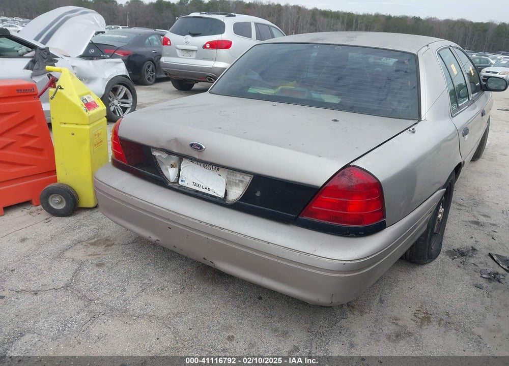 2011 FORD CROWN VICTORIA POLICE INTERCEPTOR VIN: 2FABP7BV8BX160059